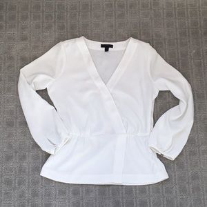 J.Crew wrap blouse